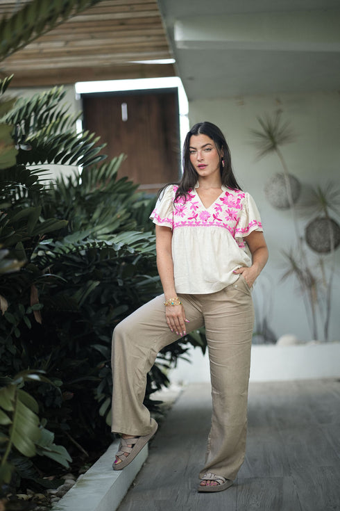 Trousers Linen Pants